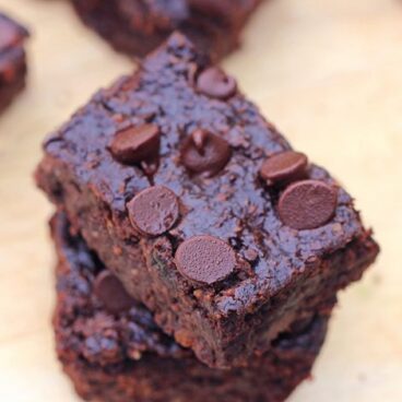 The famous chocolate fudge black bean brownies recipe from @choccoveredkt... (500k + repins) https://chocolatecoveredkatie.com/2012/09/06/no-flour-black-bean-brownies/