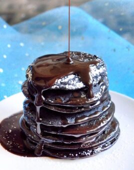 Brownie Batter Pancakes