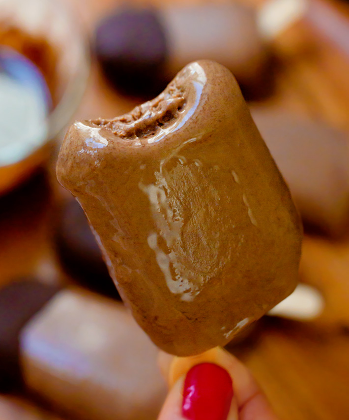 Chocolate Pudding Popsicle