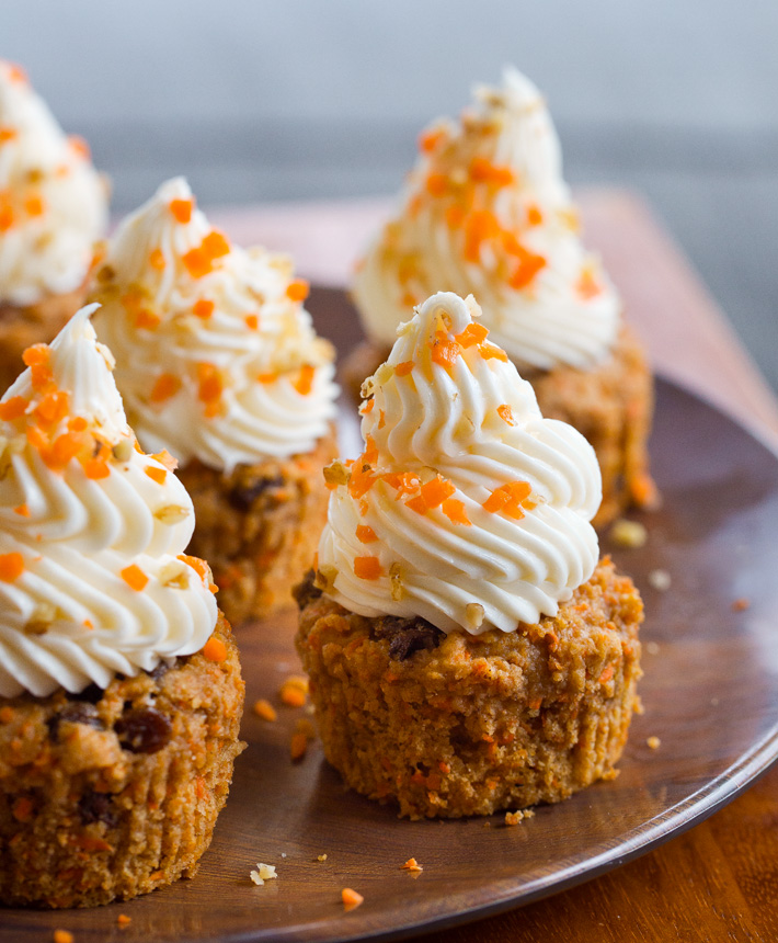 Healthy Cream Cheese Frosting And Carrot Cupcakes